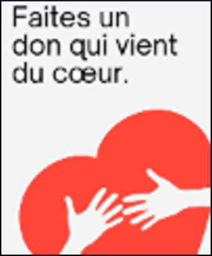 Faites un don qui vient du coeur